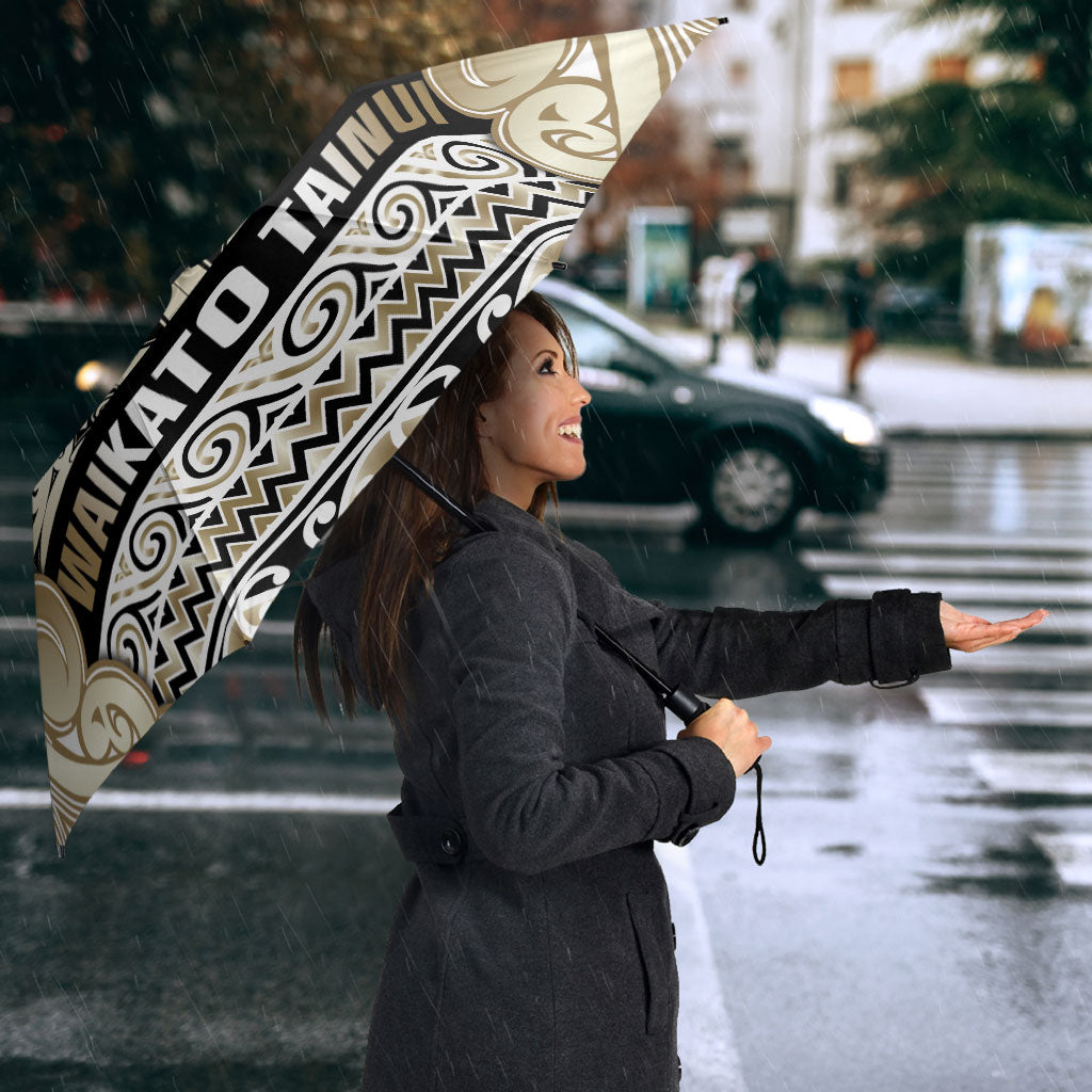 Aotearoa Iwi Waikato Tainui Umbrella Maori Wharenui House Tribal Pattern LT9 - Polynesian Pride