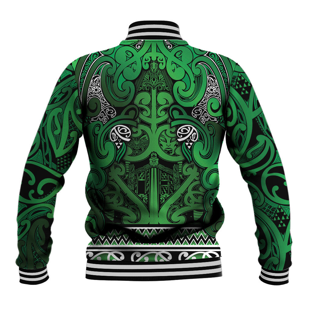 Aotearoa Iwi Ngati Maniapoto Baseball Jacket Maori Wharenui House Tribal Pattern LT9 - Polynesian Pride