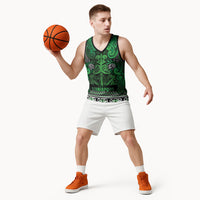 Aotearoa Iwi Ngati Maniapoto Basketball Jersey Maori Wharenui House Tribal Pattern LT9 - Polynesian Pride