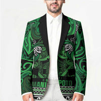 Aotearoa Iwi Ngati Maniapoto Blazer Maori Wharenui House Tribal Pattern LT9 - Polynesian Pride