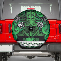 Aotearoa Iwi Ngati Maniapoto Spare Tire Cover Maori Wharenui House Tribal Pattern LT9 - Polynesian Pride
