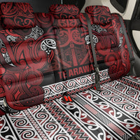 Aotearoa Iwi Te Arawa Back Car Seat Cover Maori Wharenui House Tribal Pattern LT9 - Polynesian Pride