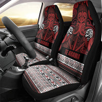 Aotearoa Iwi Te Arawa Car Seat Cover Maori Wharenui House Tribal Pattern LT9 - Polynesian Pride