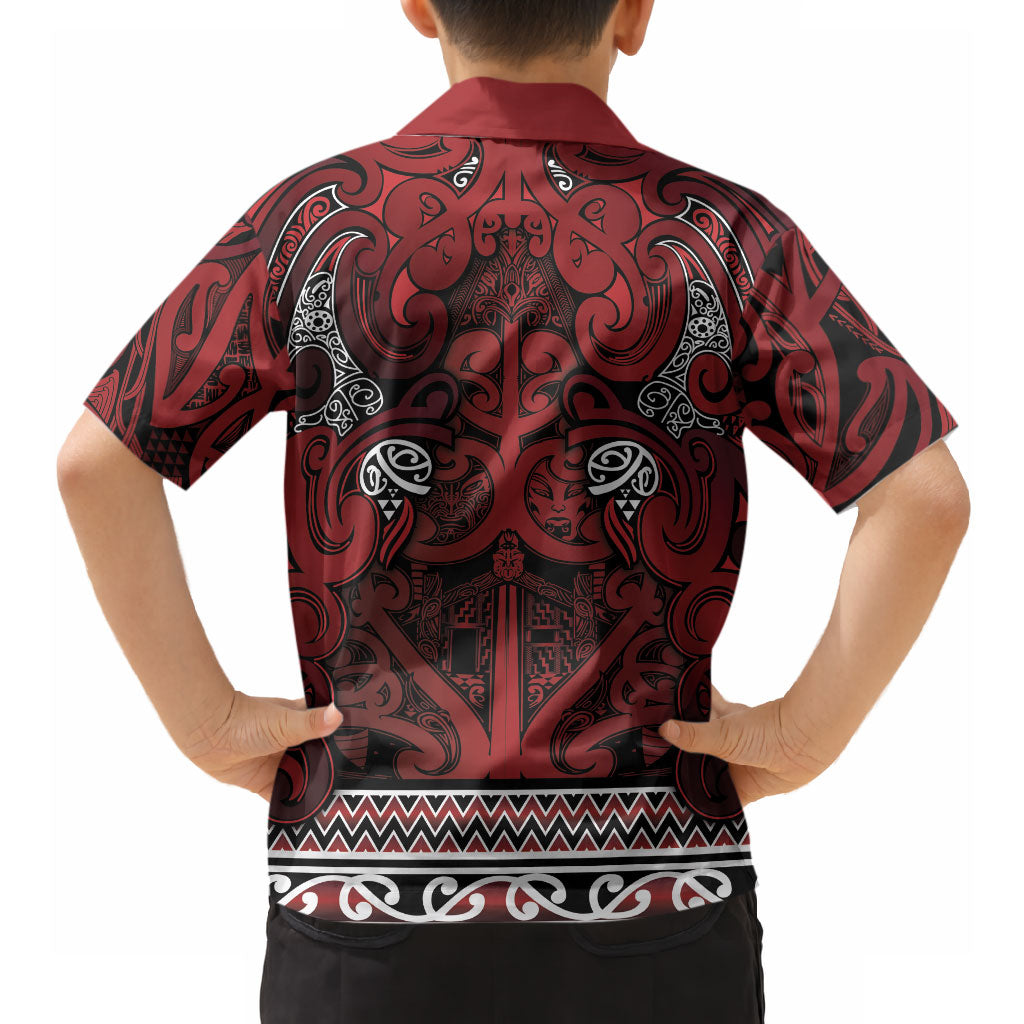 Aotearoa Iwi Te Arawa Hawaiian Shirt Maori Wharenui House Tribal Pattern LT9 - Polynesian Pride