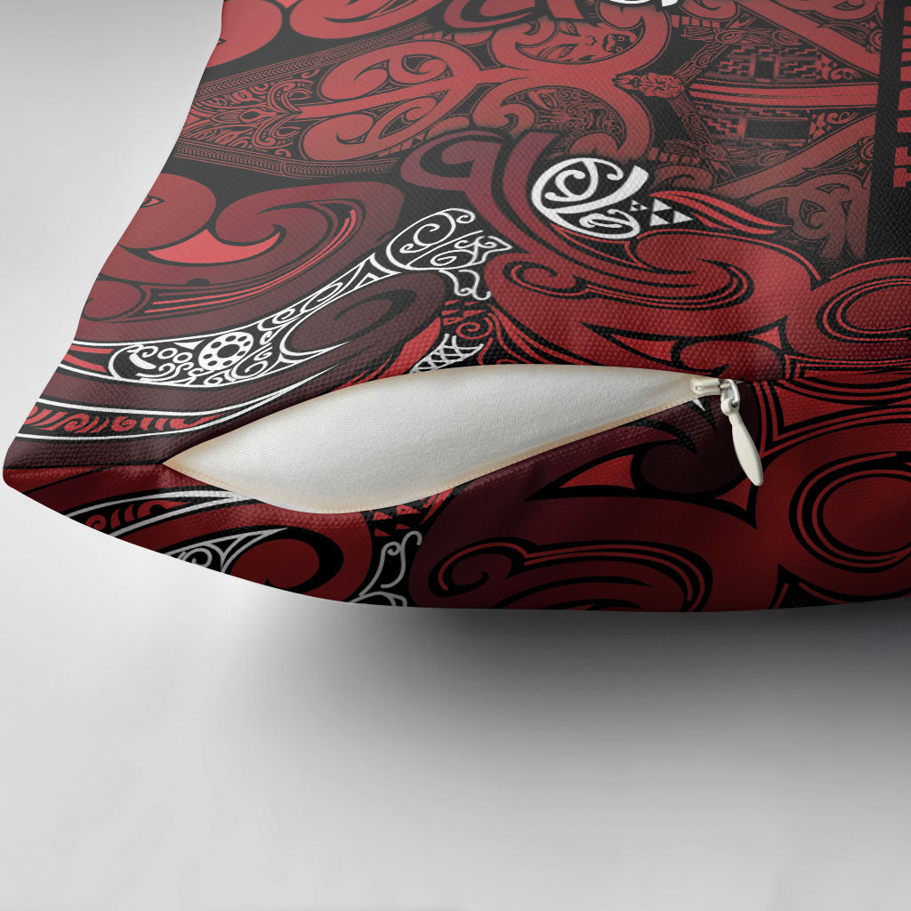 Aotearoa Iwi Te Arawa Pillow Cover Maori Wharenui House Tribal Pattern LT9 - Polynesian Pride