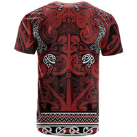 Aotearoa Iwi Te Arawa T Shirt Maori Wharenui House Tribal Pattern LT9 - Polynesian Pride