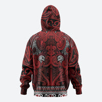 Aotearoa Iwi Te Arawa Zip Hoodie Maori Wharenui House Tribal Pattern LT9 - Polynesian Pride