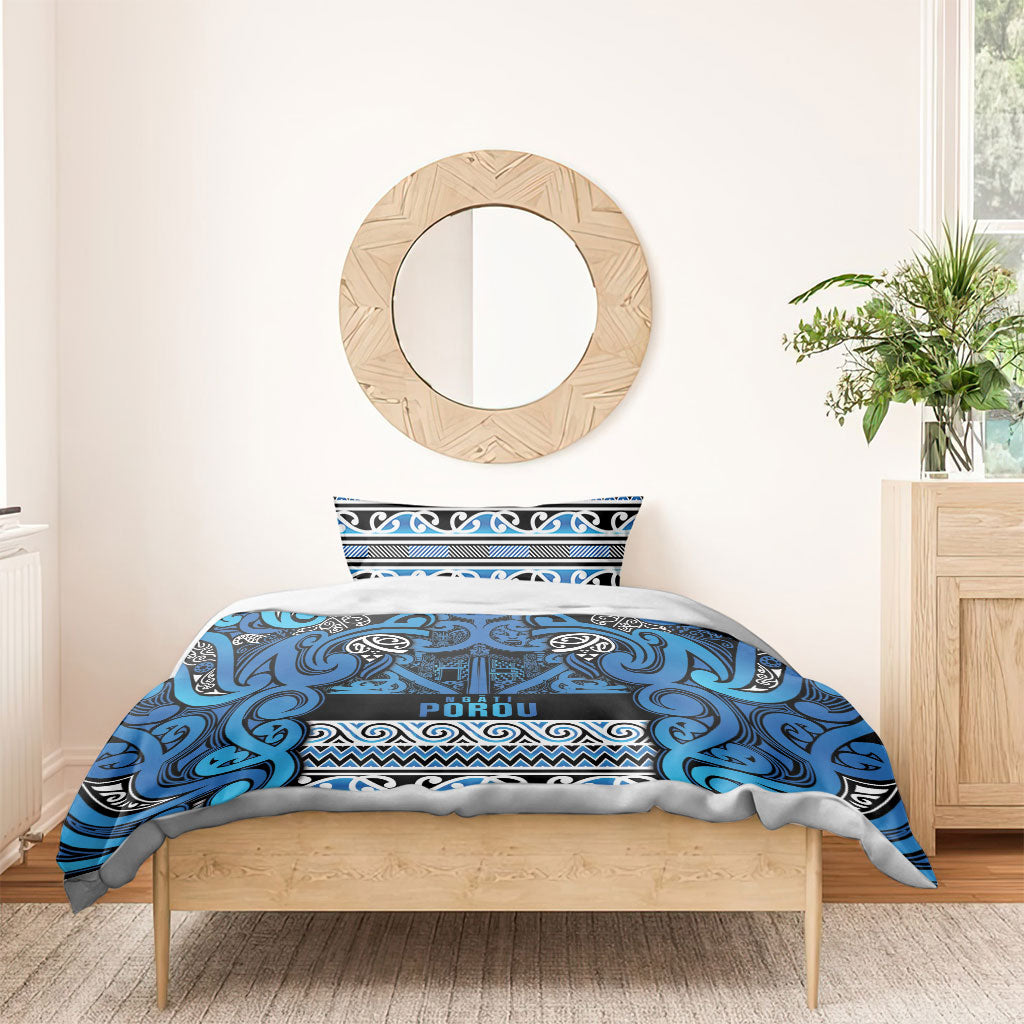 Aotearoa Iwi Ngati Porou Bedding Set Maori Wharenui House Tribal Pattern LT9 - Polynesian Pride