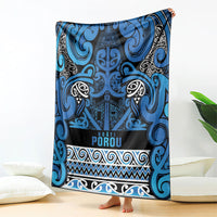 Aotearoa Iwi Ngati Porou Blanket Maori Wharenui House Tribal Pattern LT9 - Polynesian Pride