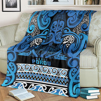 Aotearoa Iwi Ngati Porou Blanket Maori Wharenui House Tribal Pattern LT9 - Polynesian Pride