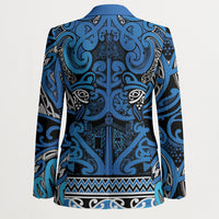 Aotearoa Iwi Ngati Porou Blazer Maori Wharenui House Tribal Pattern LT9 - Polynesian Pride
