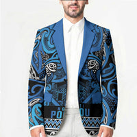 Aotearoa Iwi Ngati Porou Blazer Maori Wharenui House Tribal Pattern LT9 - Polynesian Pride