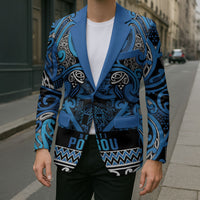 Aotearoa Iwi Ngati Porou Blazer Maori Wharenui House Tribal Pattern LT9 - Polynesian Pride