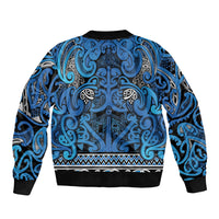 Aotearoa Iwi Ngati Porou Bomber Jacket Maori Wharenui House Tribal Pattern LT9 - Polynesian Pride