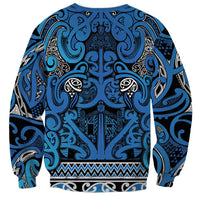 Aotearoa Iwi Ngati Porou Sweatshirt Maori Wharenui House Tribal Pattern LT9 - Polynesian Pride