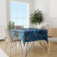 Aotearoa Iwi Ngati Porou Tablecloth Maori Wharenui House Tribal Pattern LT9 - Polynesian Pride