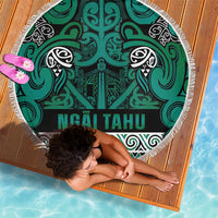 Aotearoa Iwi Ngai Tahu Beach Blanket Maori Wharenui House Tribal Pattern LT9 - Polynesian Pride