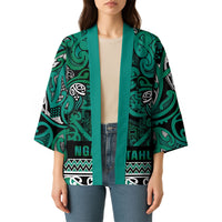 Aotearoa Iwi Ngai Tahu Kimono Maori Wharenui House Tribal Pattern LT9 - Polynesian Pride