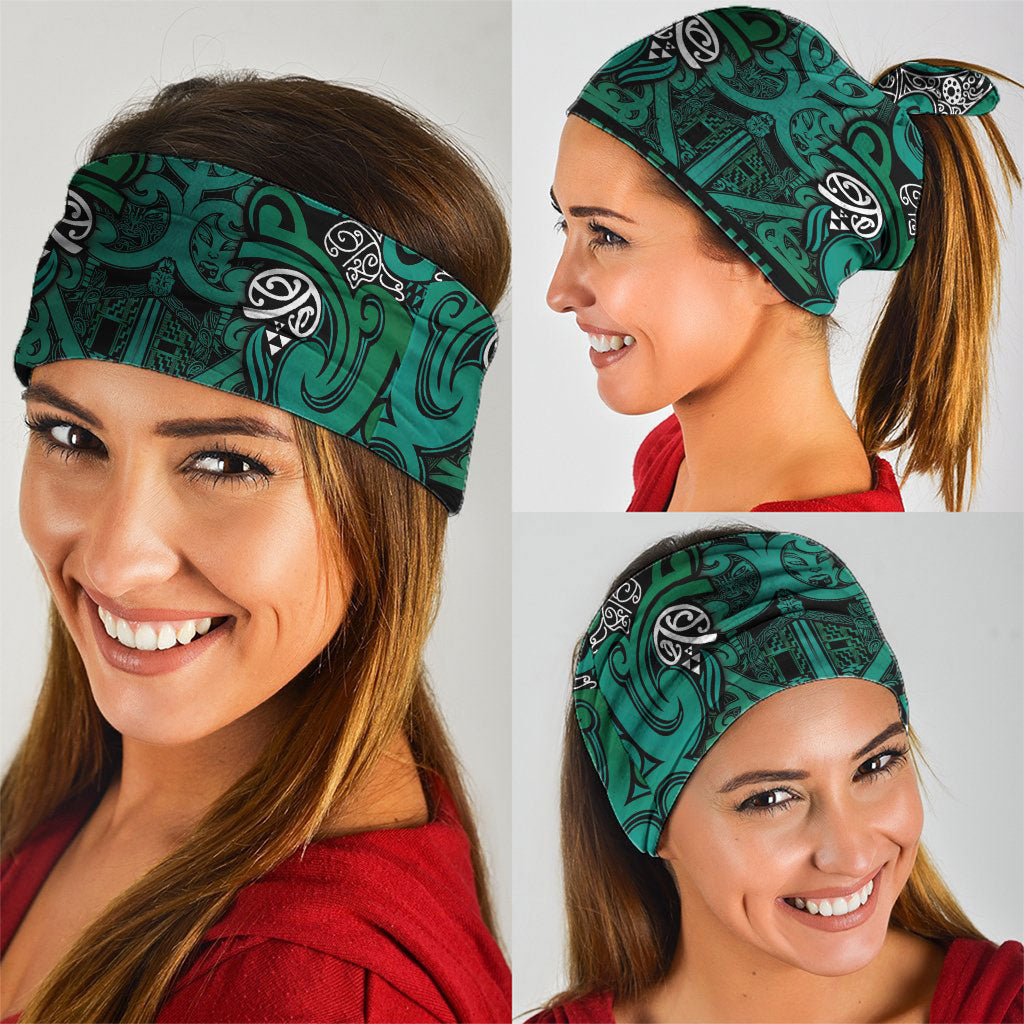 Aotearoa Iwi Ngai Tahu Neck Gaiter Maori Wharenui House Tribal Pattern LT9 - Polynesian Pride