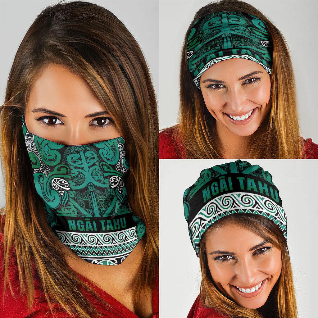 Aotearoa Iwi Ngai Tahu Neck Gaiter Maori Wharenui House Tribal Pattern LT9 - Polynesian Pride