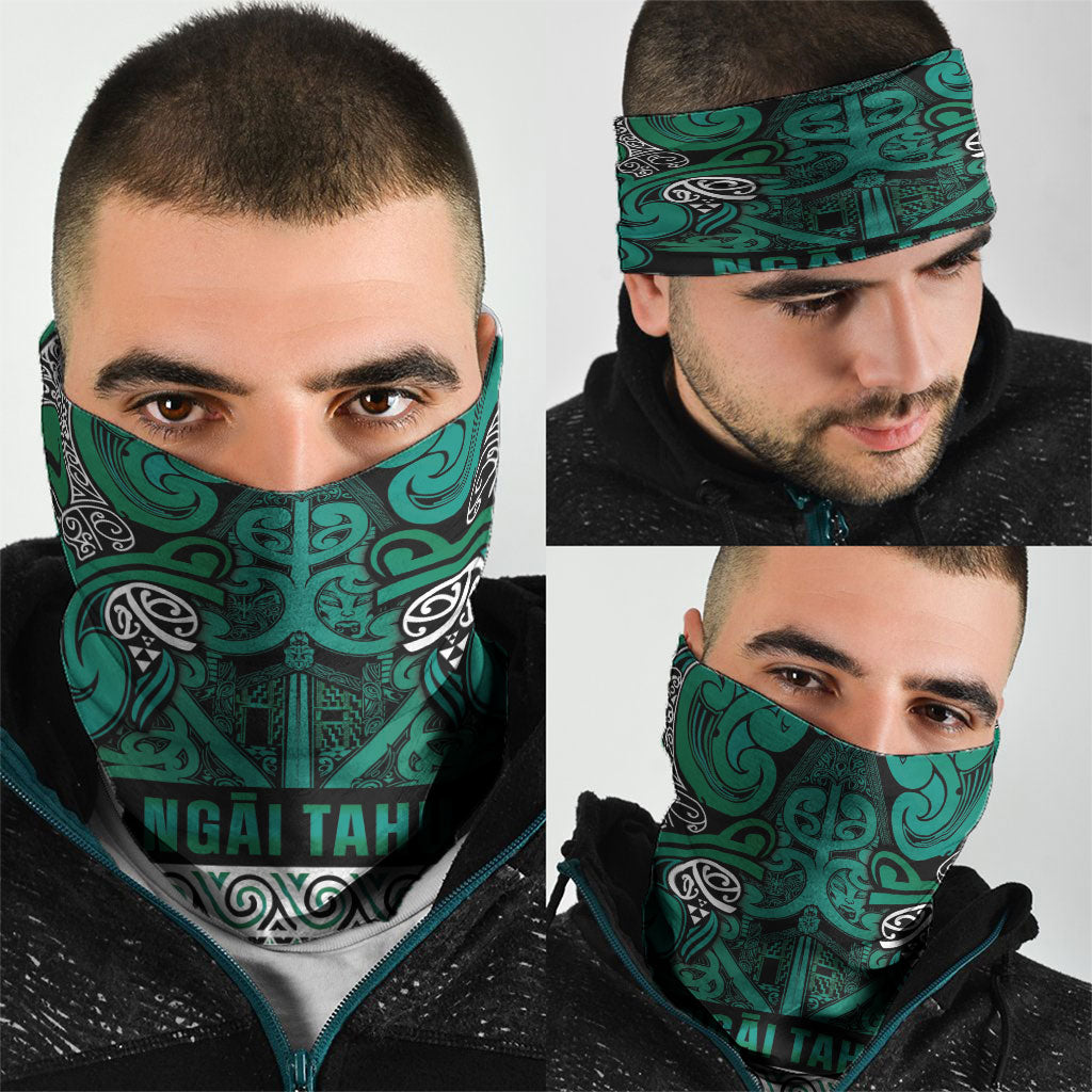 Aotearoa Iwi Ngai Tahu Neck Gaiter Maori Wharenui House Tribal Pattern LT9 - Polynesian Pride