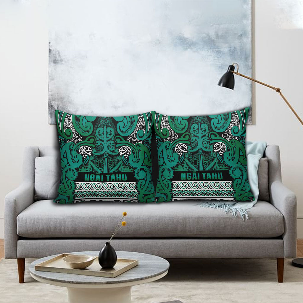 Aotearoa Iwi Ngai Tahu Pillow Cover Maori Wharenui House Tribal Pattern LT9 - Polynesian Pride