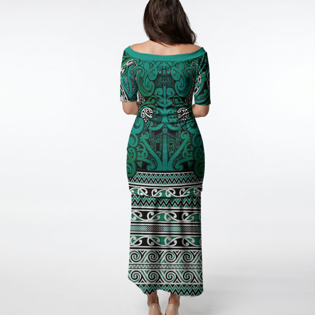 Aotearoa Iwi Ngai Tahu Puletasi Maori Wharenui House Tribal Pattern LT9 - Polynesian Pride