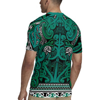 Aotearoa Iwi Ngai Tahu Rugby Jersey Maori Wharenui House Tribal Pattern LT9 - Polynesian Pride