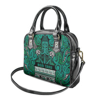 Aotearoa Iwi Ngai Tahu Shoulder Handbag Maori Wharenui House Tribal Pattern LT9 - Polynesian Pride