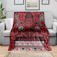 Aotearoa Iwi Ngati Kahungunu Blanket Maori Wharenui House Tribal Pattern LT9 - Polynesian Pride