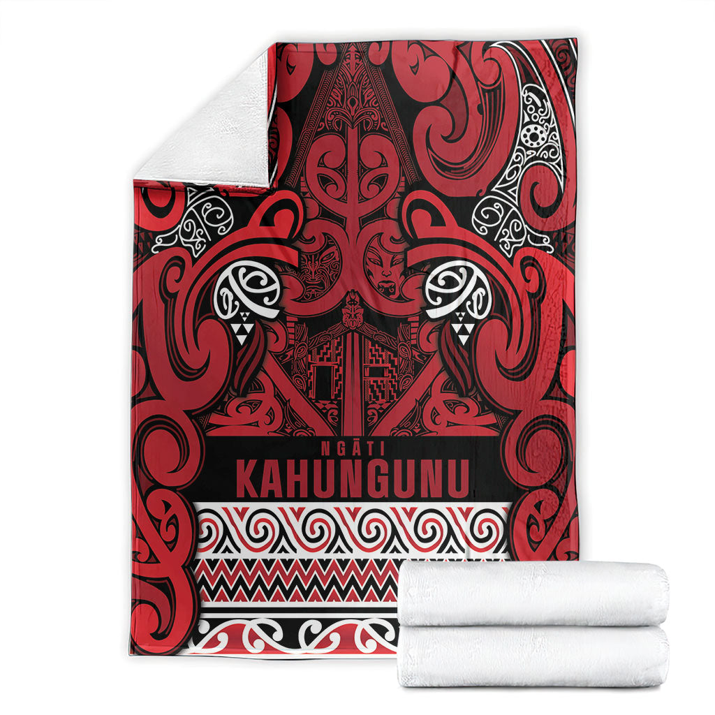 Aotearoa Iwi Ngati Kahungunu Blanket Maori Wharenui House Tribal Pattern LT9 - Polynesian Pride