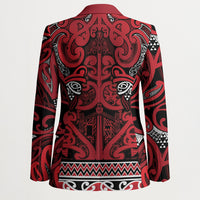 Aotearoa Iwi Ngati Kahungunu Blazer Maori Wharenui House Tribal Pattern LT9 - Polynesian Pride