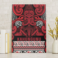 Aotearoa Iwi Ngati Kahungunu Canvas Wall Art Maori Wharenui House Tribal Pattern LT9 Without Frame Dark red - Polynesian Pride