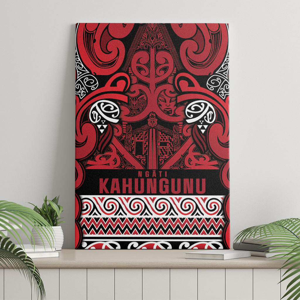 Aotearoa Iwi Ngati Kahungunu Canvas Wall Art Maori Wharenui House Tribal Pattern LT9 - Polynesian Pride