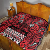 Aotearoa Iwi Ngati Kahungunu Quilt Maori Wharenui House Tribal Pattern LT9 - Polynesian Pride