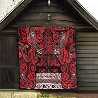 Aotearoa Iwi Ngati Kahungunu Quilt Maori Wharenui House Tribal Pattern LT9 - Polynesian Pride