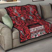 Aotearoa Iwi Ngati Kahungunu Quilt Maori Wharenui House Tribal Pattern LT9 - Polynesian Pride