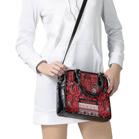 Aotearoa Iwi Ngati Kahungunu Shoulder Handbag Maori Wharenui House Tribal Pattern LT9 - Polynesian Pride