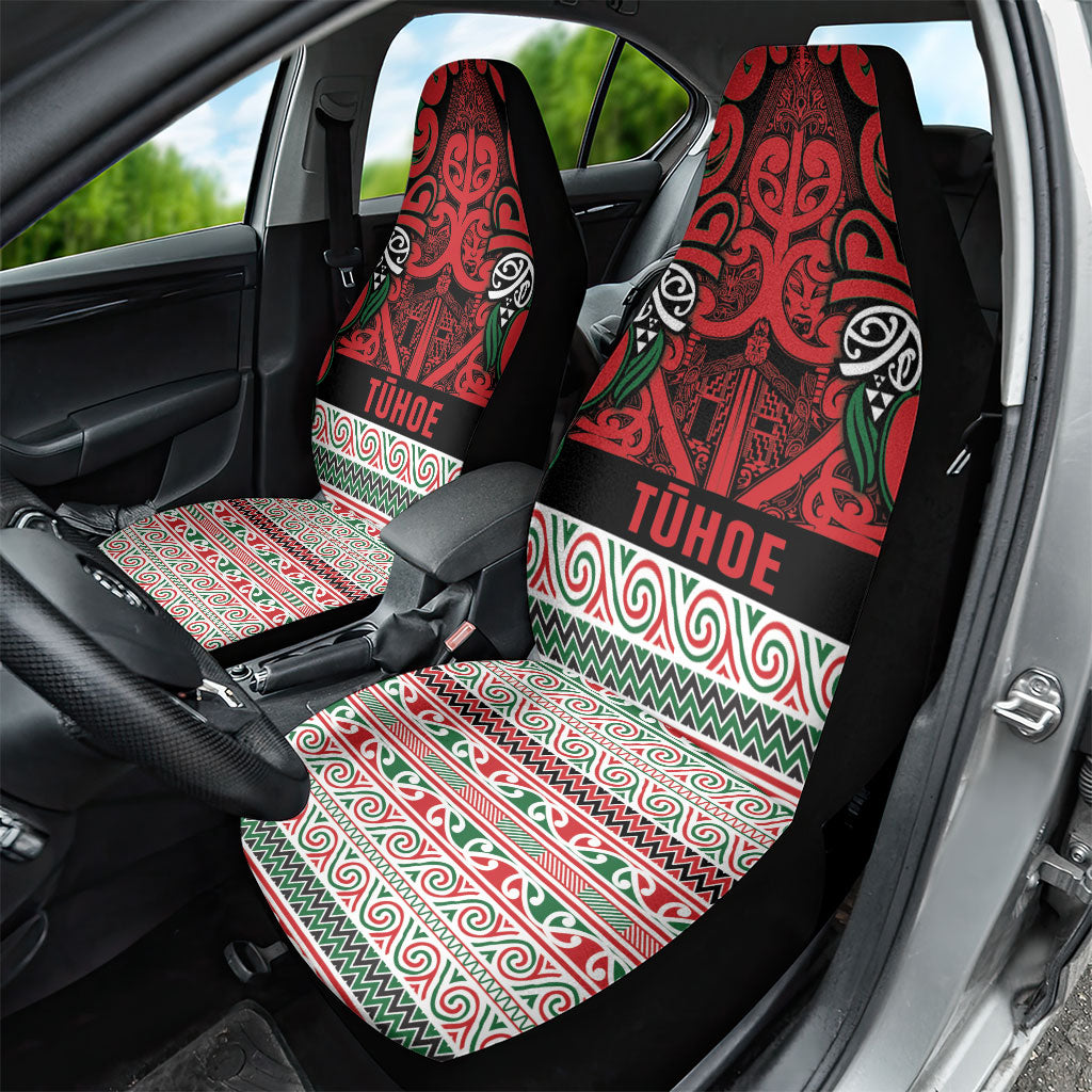 Aotearoa Iwi Tuhoe Car Seat Cover Maori Wharenui House Tribal Pattern LT9 - Polynesian Pride