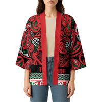 Aotearoa Iwi Tuhoe Kimono Maori Wharenui House Tribal Pattern LT9 - Polynesian Pride