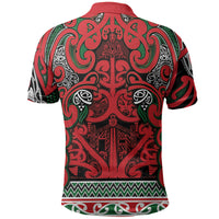 Aotearoa Iwi Tuhoe Polo Shirt Maori Wharenui House Tribal Pattern LT9 - Polynesian Pride