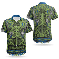 Aotearoa Iwi Whakatohea Couples Matching Summer Maxi Dress and Hawaiian Shirt Maori Wharenui House Tribal Pattern LT9 - Polynesian Pride