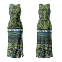 Aotearoa Iwi Whakatohea Couples Matching Tank Maxi Dress and Hawaiian Shirt Maori Wharenui House Tribal Pattern LT9 - Polynesian Pride