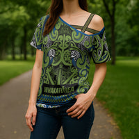 Aotearoa Iwi Whakatohea Cross Shoulder Shirt Maori Wharenui House Tribal Pattern LT9 - Polynesian Pride