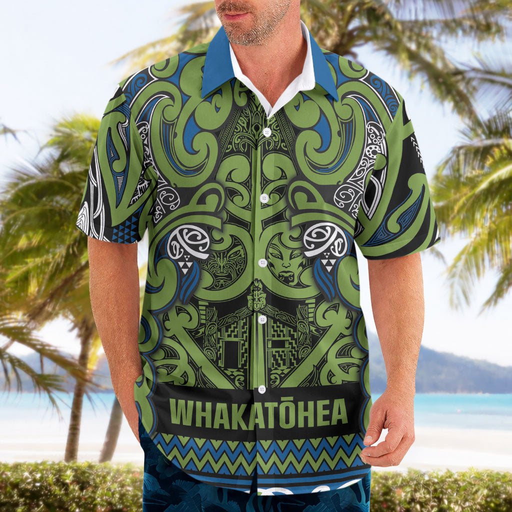 Aotearoa Iwi Whakatohea Hawaiian Shirt Maori Wharenui House Tribal Pattern LT9 - Polynesian Pride