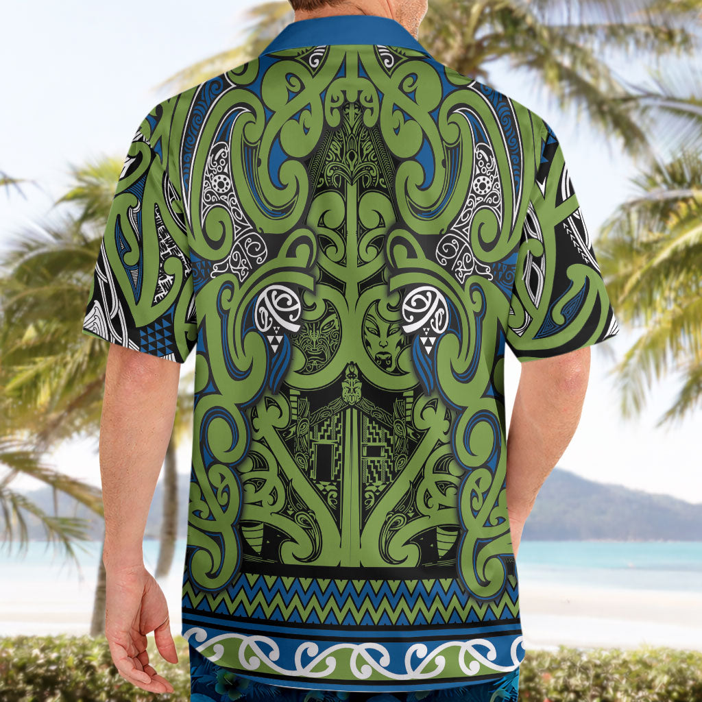 Aotearoa Iwi Whakatohea Hawaiian Shirt Maori Wharenui House Tribal Pattern LT9 - Polynesian Pride