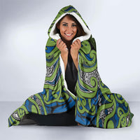 Aotearoa Iwi Whakatohea Hooded Blanket Maori Wharenui House Tribal Pattern LT9 - Polynesian Pride