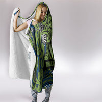 Aotearoa Iwi Whakatohea Hooded Blanket Maori Wharenui House Tribal Pattern LT9 - Polynesian Pride