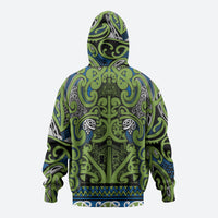Aotearoa Iwi Whakatohea Hoodie Maori Wharenui House Tribal Pattern LT9 - Polynesian Pride