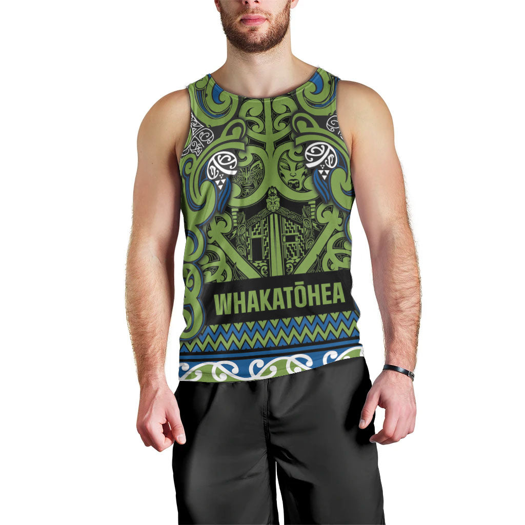 Aotearoa Iwi Whakatohea Men Tank Top Maori Wharenui House Tribal Pattern LT9 - Polynesian Pride